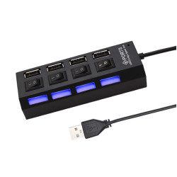 USB-переключатель-концентратор 2,0 с 7-ю портами USB