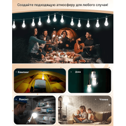 Aварийная перезаряжаемая светодиодная лампа.