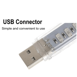 Светодиодная лампа на гибкой опоре USB полного спектра для выращивания растений. 