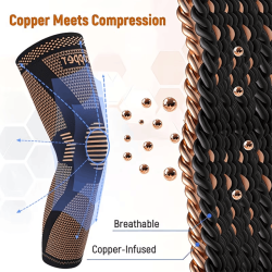 наколінник-компресійний-довгий, Наколінник Copper 